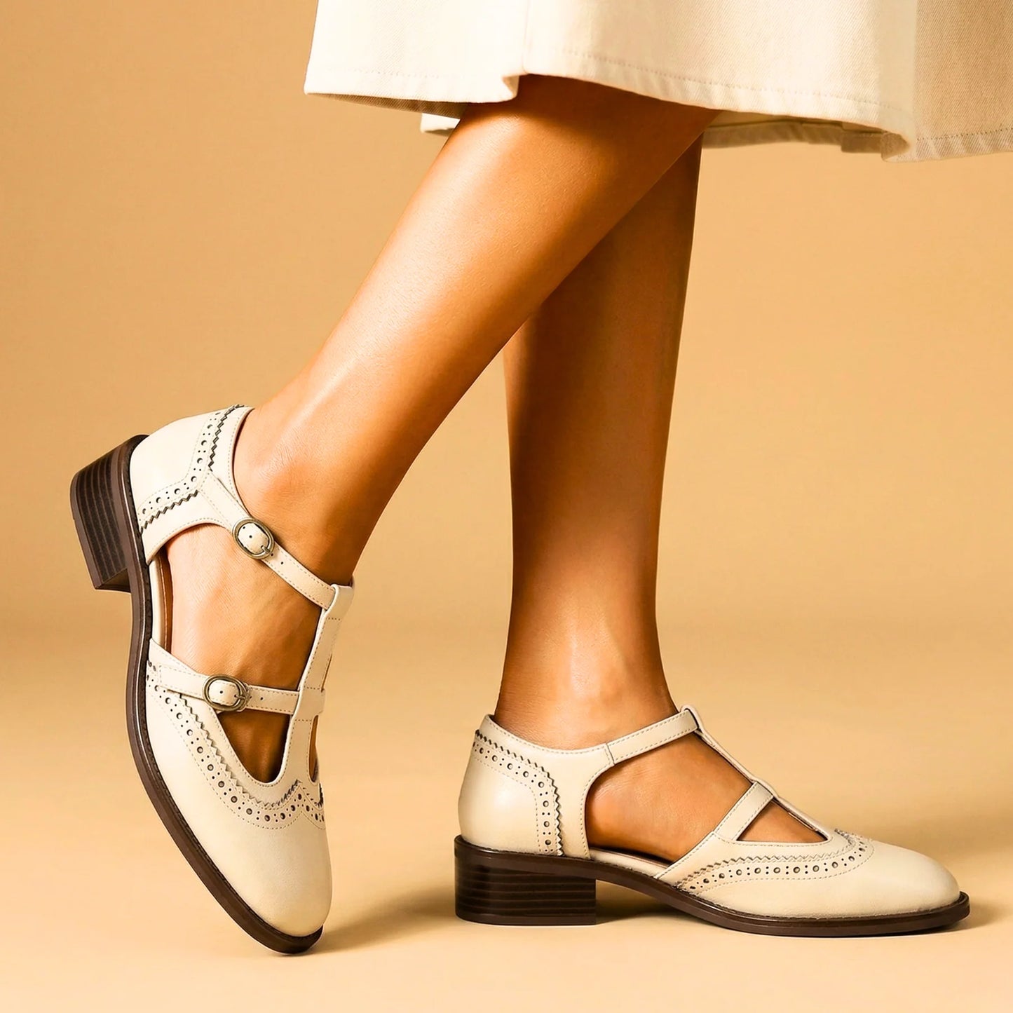 Lucienne Leather Mary Janes