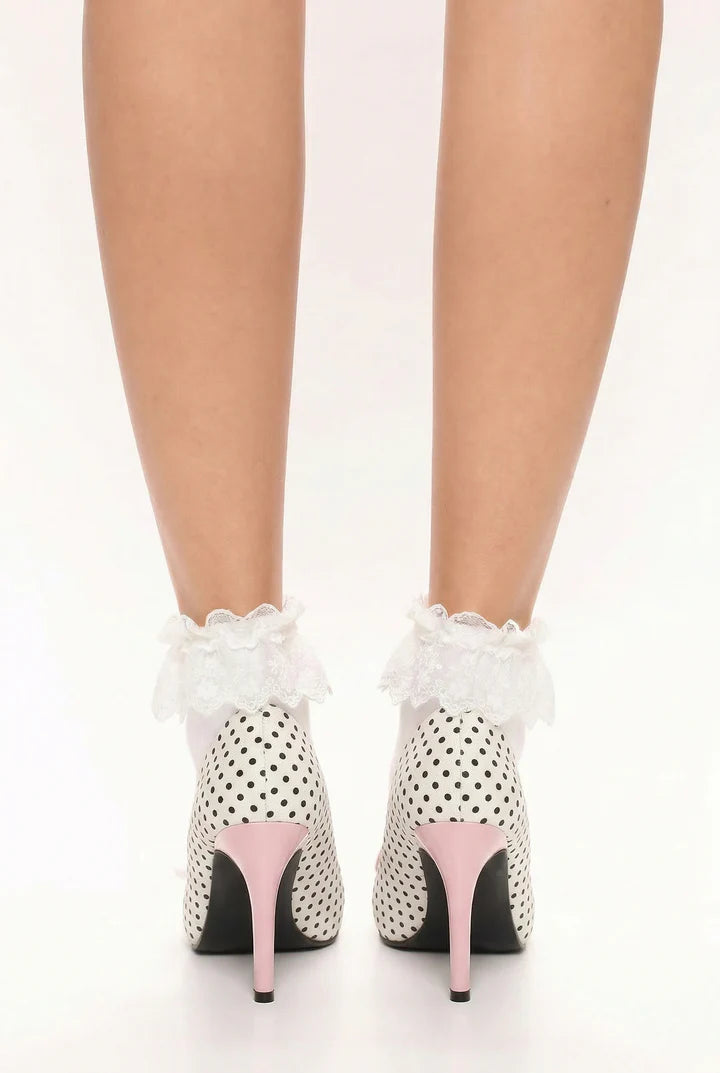 Lulu Polka Bow Heels