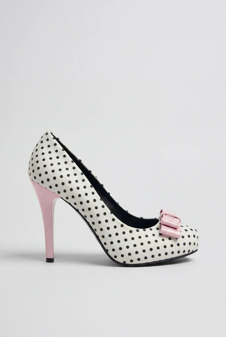 Lulu Polka Bow Heels